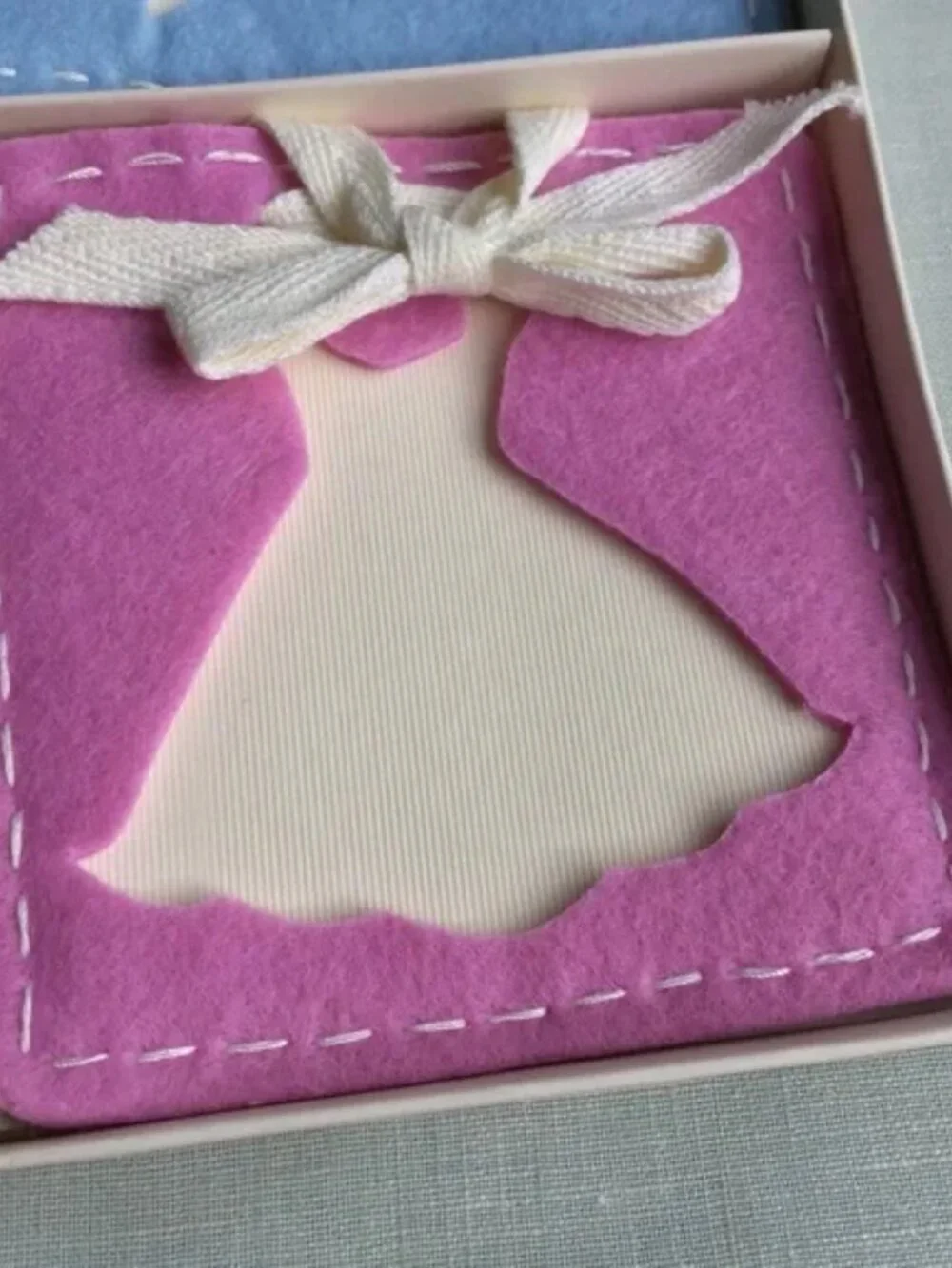 NWT Pottery Barn Kids set of 4 felt storage labels tags dachshund dress star